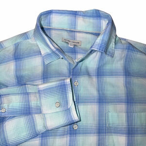 PETER MILLAR EMERALD COTTON SPORT BUTTON DOWN MEDIUM ICY MINT